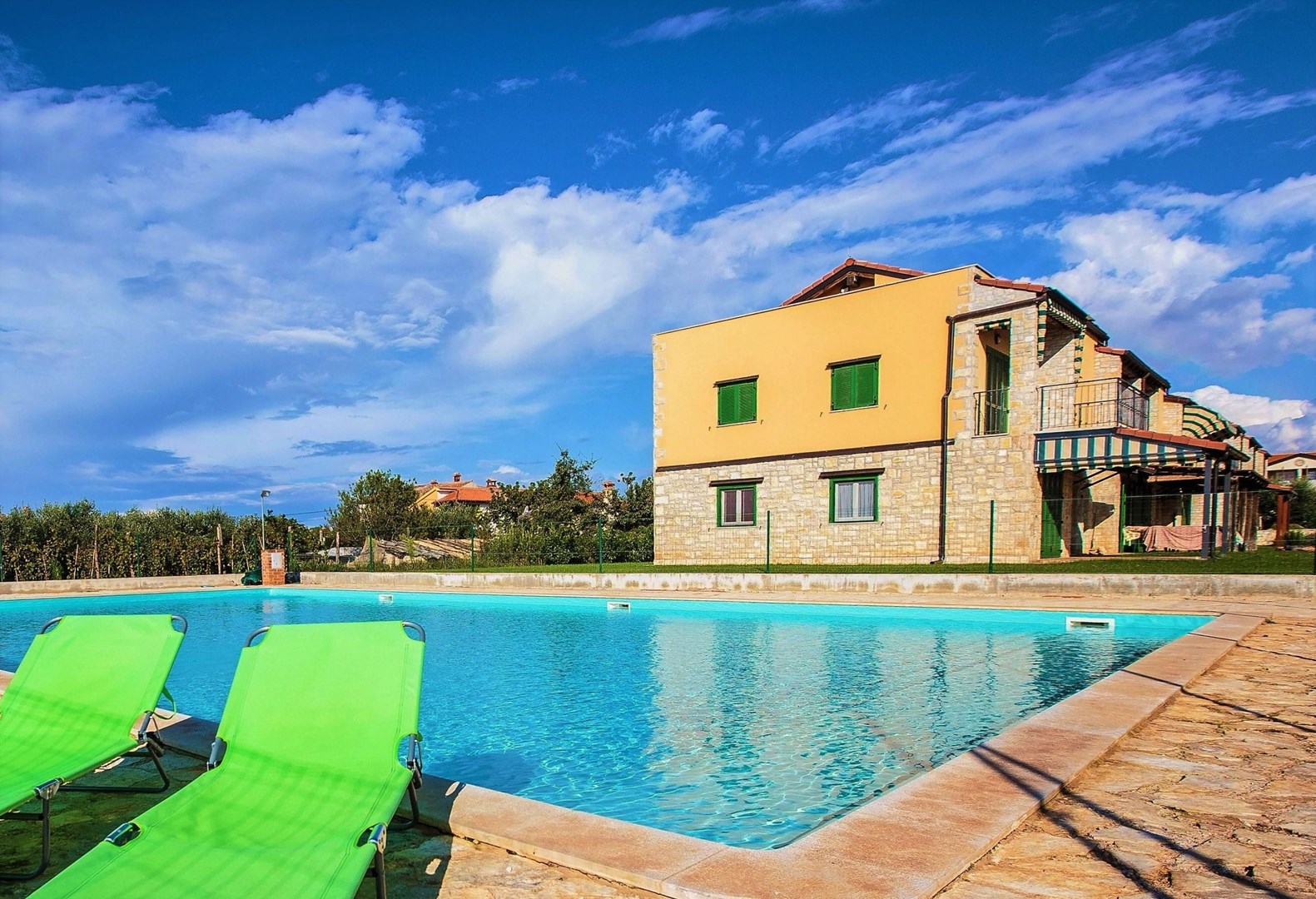 Ferienwohnung Zanella mit Pool im Resort Gedici Ferienpark in Kroatien