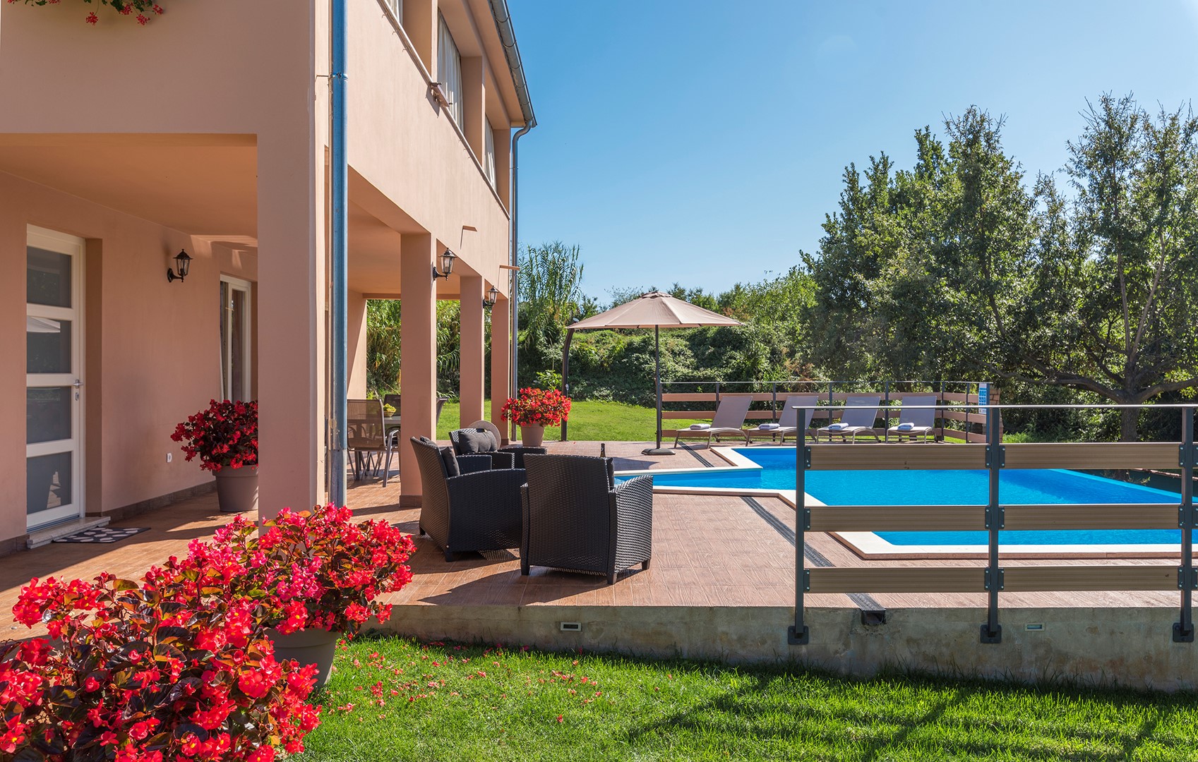 Wohnung Kata mit privatem Pool in Zentral-Istrien  in Kroatien