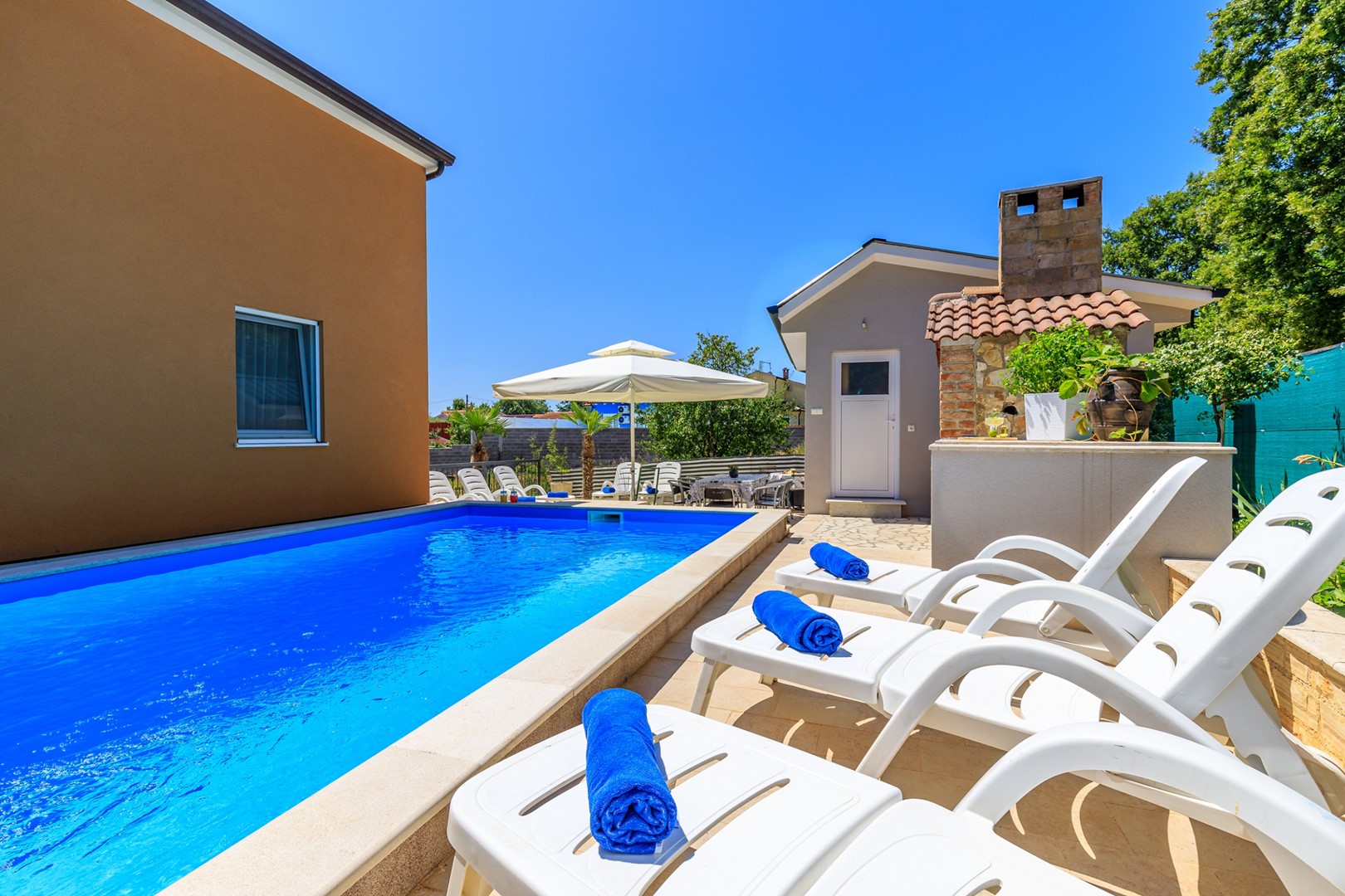 Zwei-Zimmer-Wohnung Vanessa I mit gemeinsamen Pool Ferienpark in Istrien