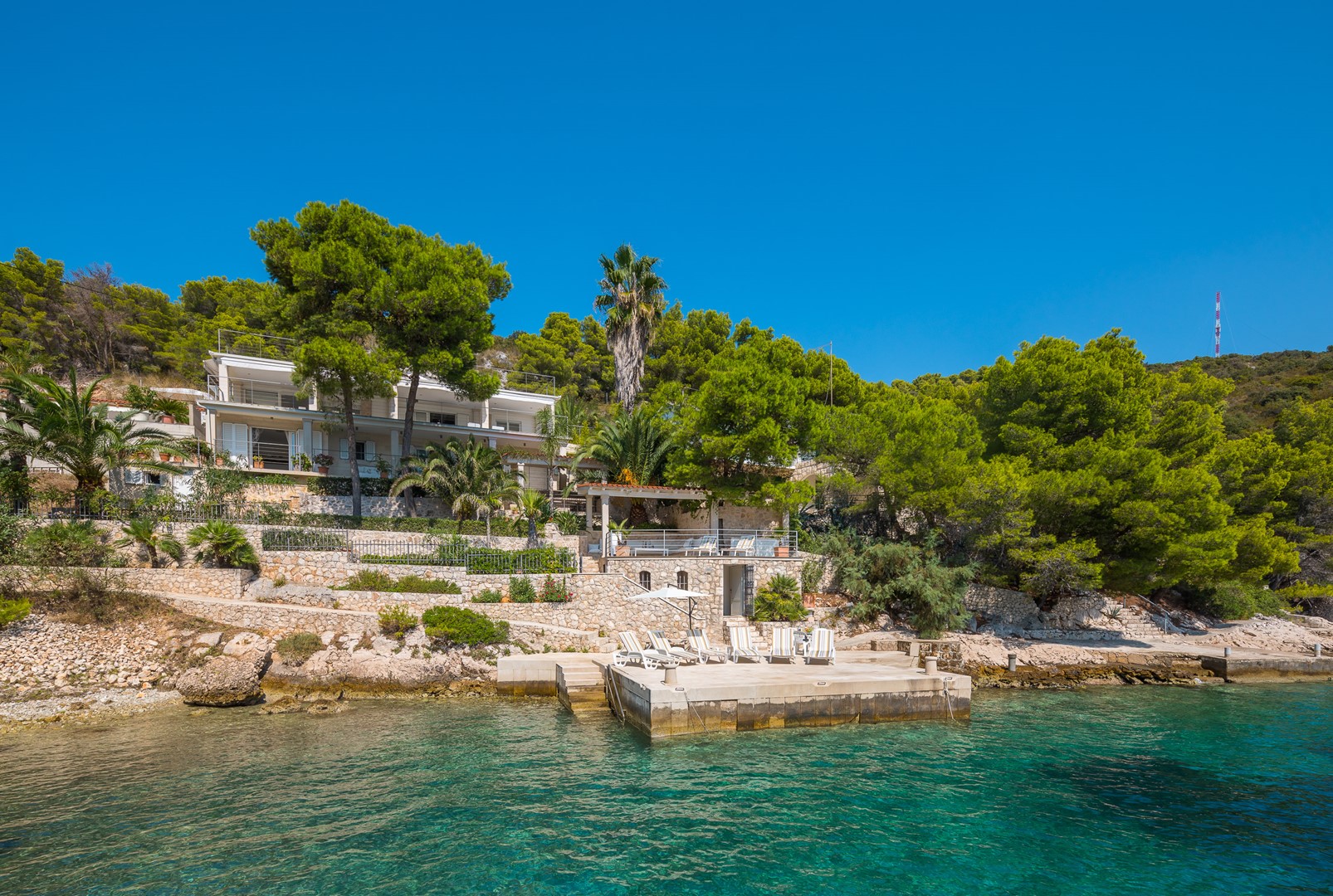 Luxusvilla Anemos mit privatem Pool am Strand von   in Dalmatien