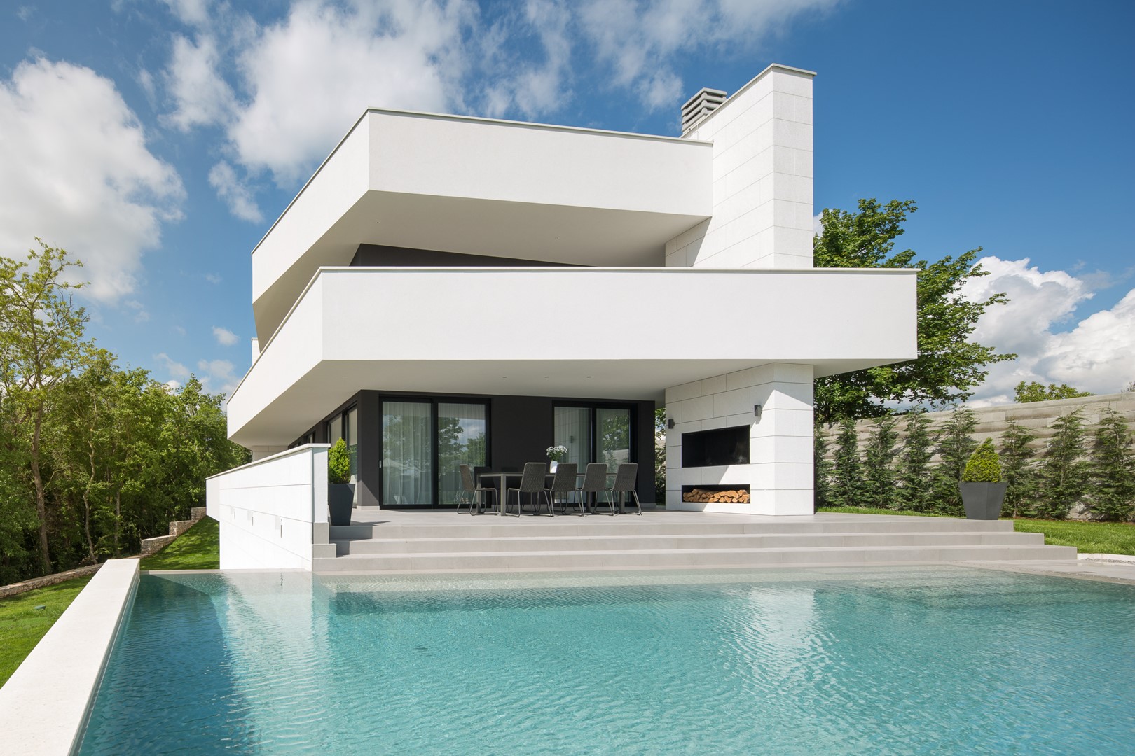 Moderne Villa 55 mit Pool und Spa   Pazin