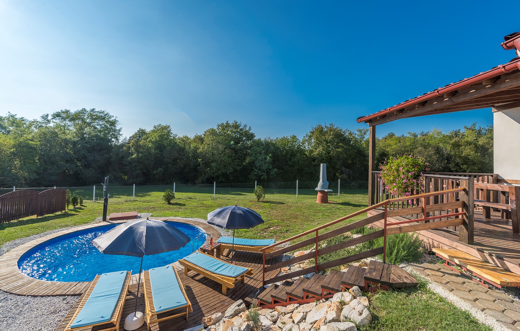 Ferienhaus mit privatem Pool Nr.6 im Ferienpark Je Ferienpark in Istrien