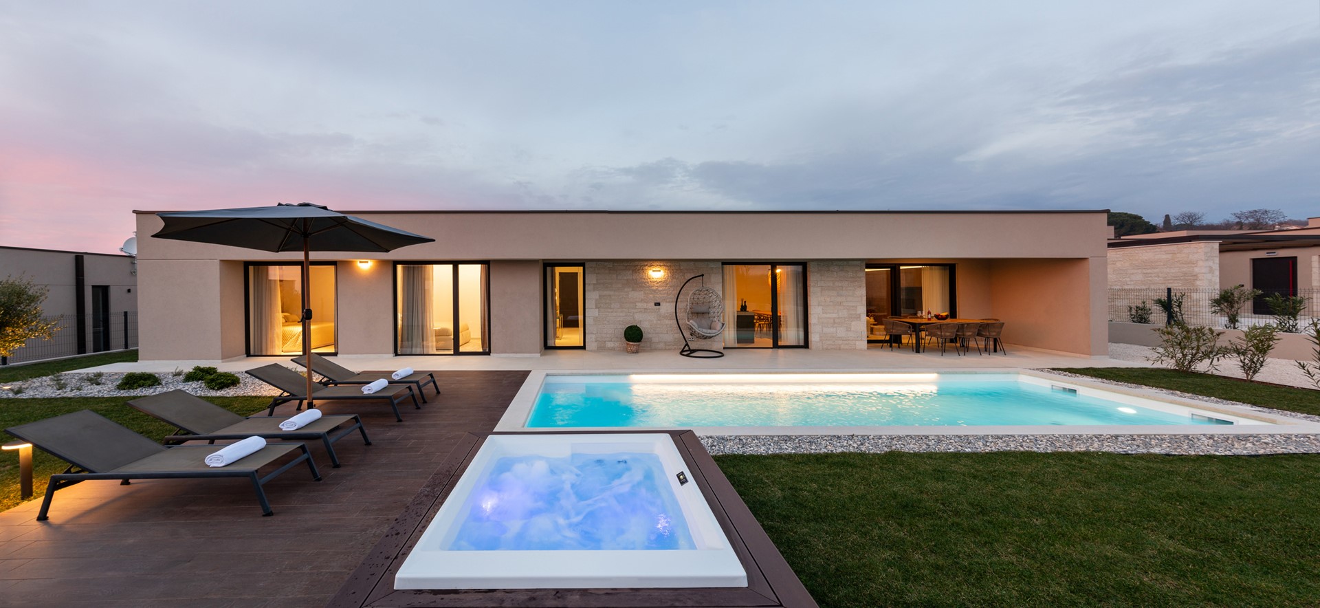Villa Daleo with heated pool and jacuzzi – slika 1