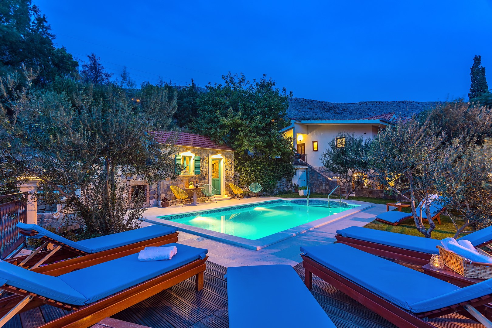 Villa Vultana mit beheiztem Pool, 4 Schlafzimmer,   in Kroatien
