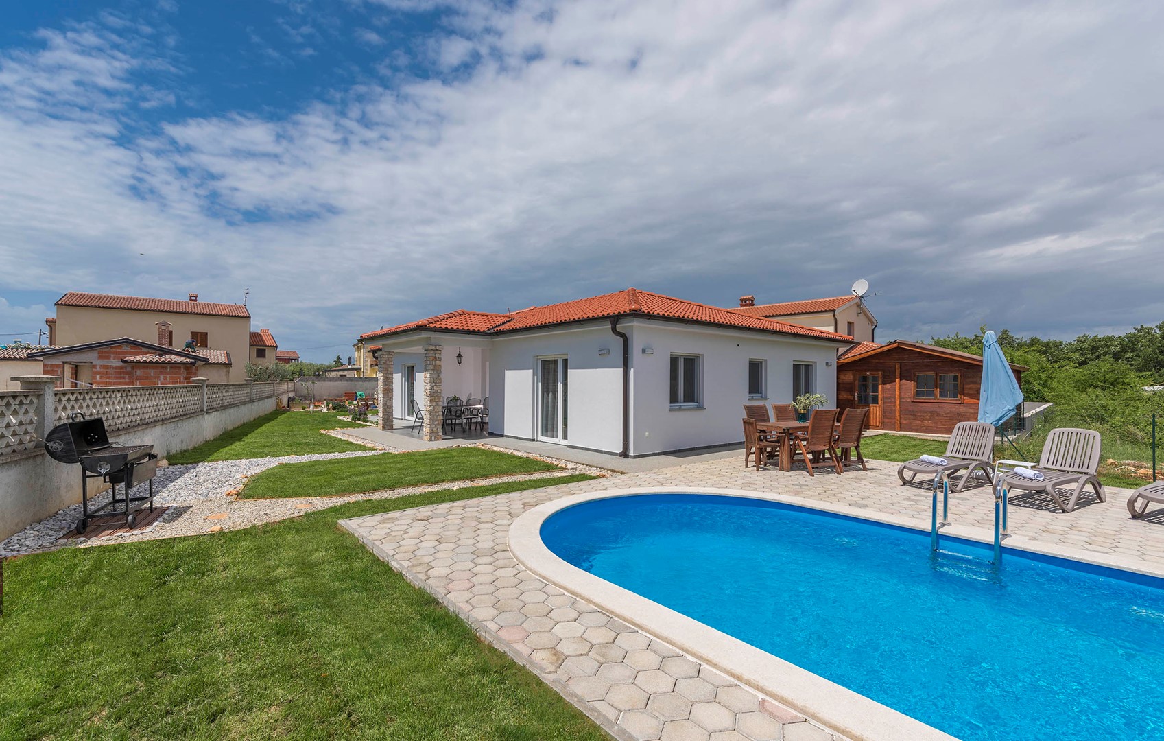 Villa Frontera with Private Pool   Nova Vas
