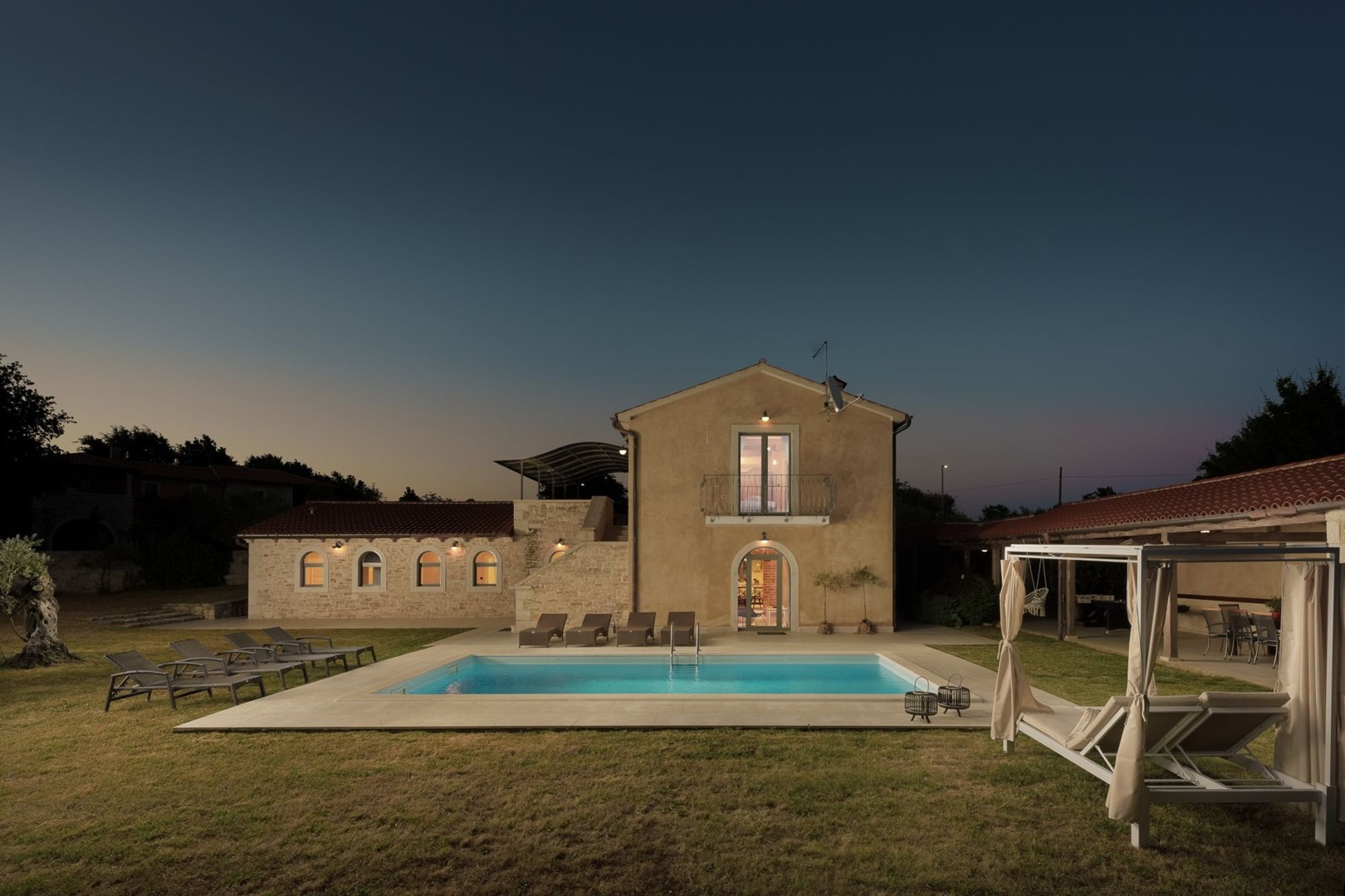 Luxuriöse Villa mit privatem Pool, Darts und   in Istrien