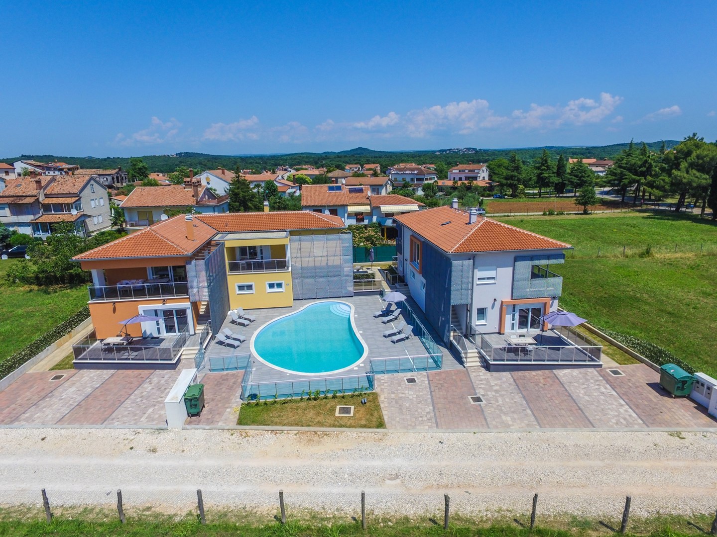 Modernes Apartment Elody VII mit Terrasse und Pool Ferienpark in Istrien