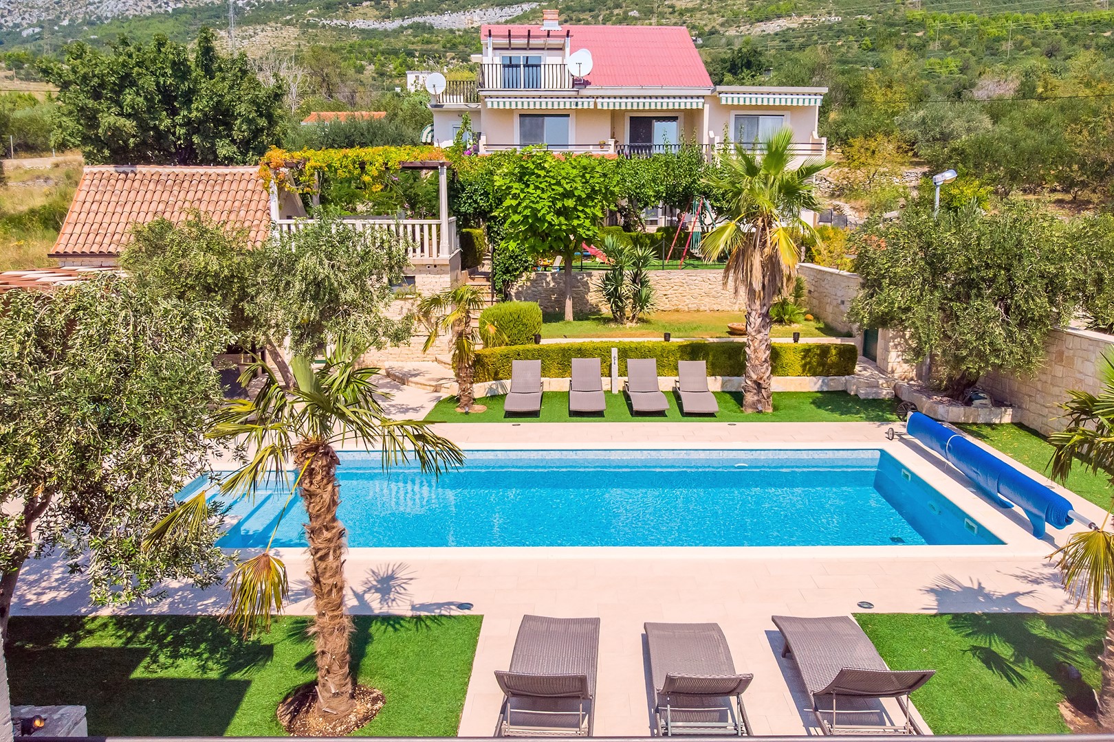 Villa Paula mit 7 Schlafzimmern, beheiztem 36m2 gr   Split Riviera