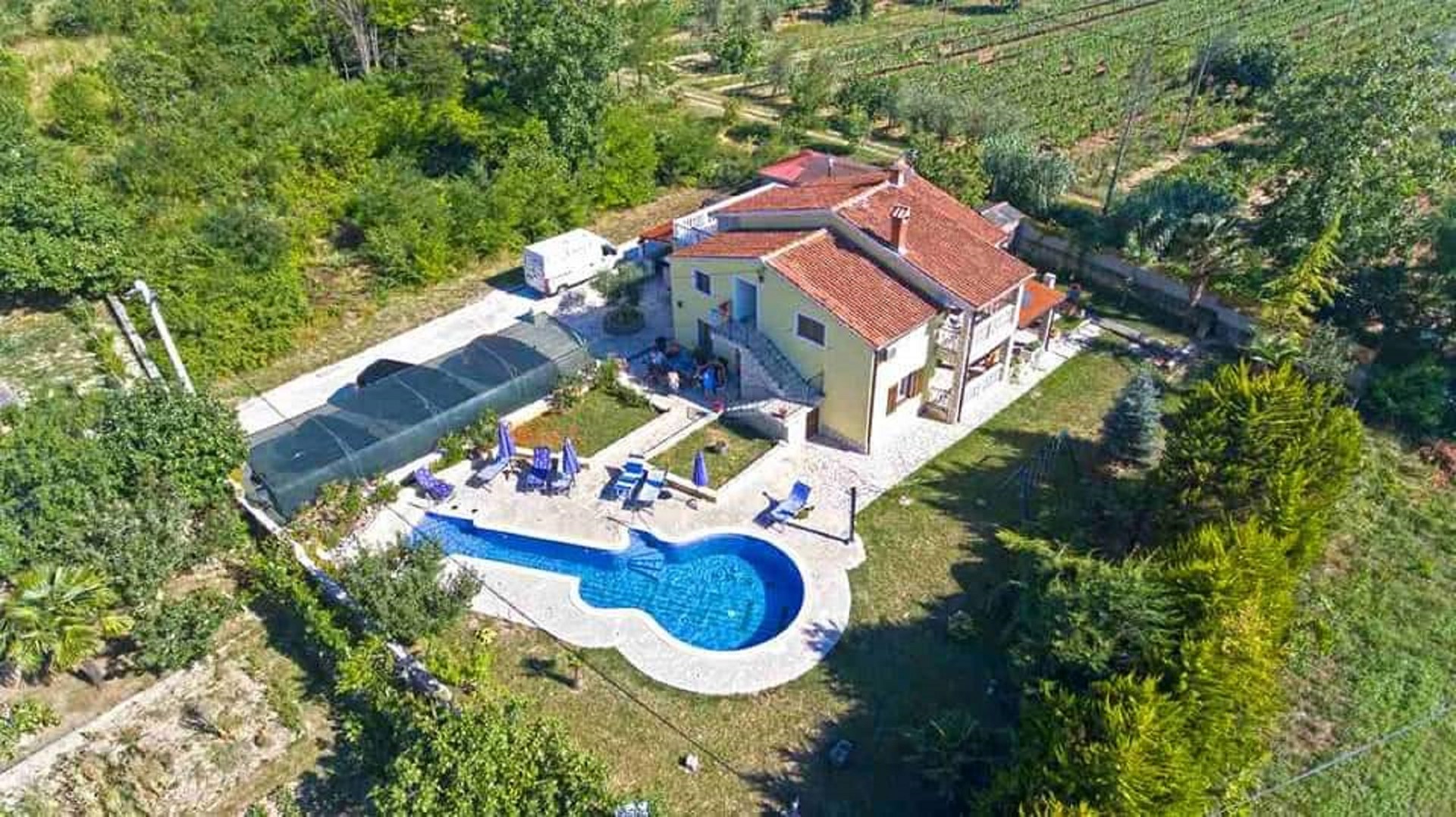 Villa Vema in der Nähe von Rabac  in Kroatien