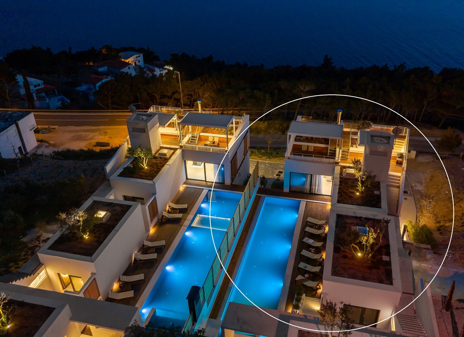 Hochwertig gestaltete Villa Maestral mit beheiztem  in Dalmatien